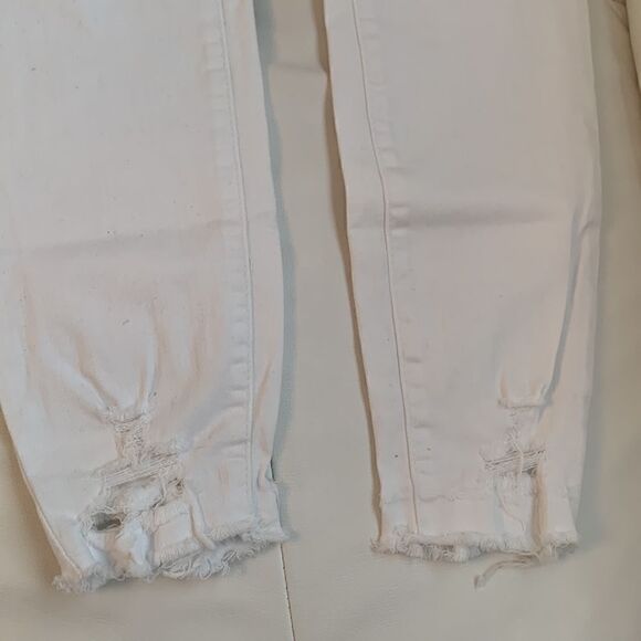 A2Jeans Cotton Blend White Women’s Jean’s Size 11 - Picture 7 of 9